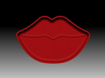 dudaklar banyo bomba kalıp bombaları bombası şampuan katı sabun basın Aşk öpücük 3d print model - Mito3D