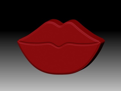 lábios sólido xampu mofo Sabonete bomba bombas banho pressione amar beijo 3d print model - Mito3D