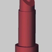 lipstick nozzle hook hokha bong shisha 3d print model - Mito3D