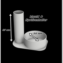 Flüssigkeit Spritze Halter Unterstützung steamers Gadget Dampfer cigarette 3d print model - Mito3D
