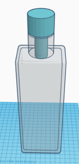 liquid container bottle water packaging 3d print model - Mito3D