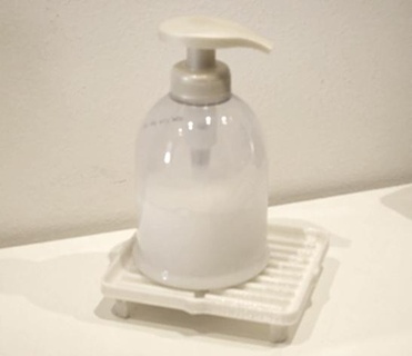 liquid soap bottle holder Home bathroom home house 3d print model - Mito3D