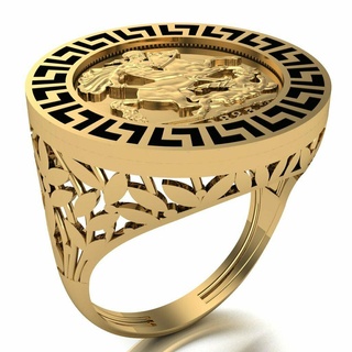 Lira Ring 081 Gold Schmuck Silber Diamant Juwel Engagement Hochzeit Mode Goldring Anhänger Ringe 3d print model - Mito3D