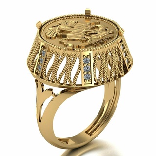 Lira Ring 110 Gold Schmuck Silber Diamant Juwel Engagement Hochzeit Mode Goldring Anhänger Ringe 3d print model - Mito3D