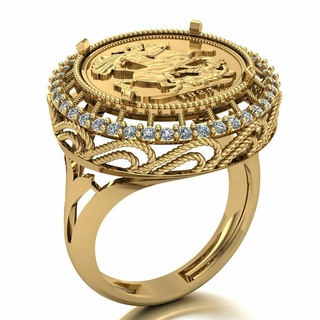 Lira Ring 116 Gold Schmuck Silber Diamant Juwel Engagement Hochzeit Mode Goldring Anhänger Ringe 3d print model - Mito3D