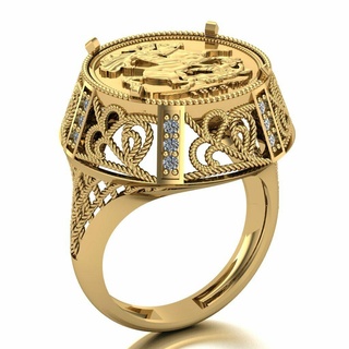 Lira Ring 117 Gold Schmuck Silber Diamant Juwel Engagement Hochzeit Mode Goldring Anhänger Ringe 3d print model - Mito3D