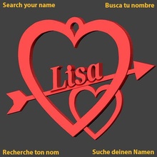 Lisa kalp aşk tanrısı Aşk aziz Valentin jch saint valentin sevgili sevgililer amoureux in gün 3d print model - Mito3D