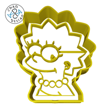 lisa - simpsons cookie cutter fondant polymer clay gadget pastry play-doh 3d print model - Mito3D