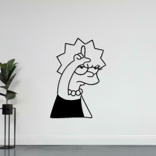 Lisa perdant mur décoration 3d print model - Mito3D
