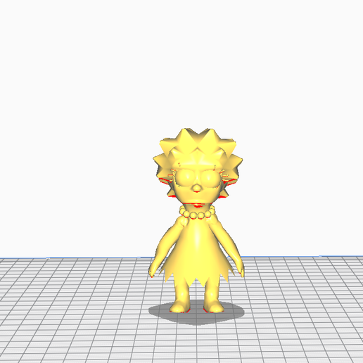 lisa simpson vários morna 3D print model - Mito3D