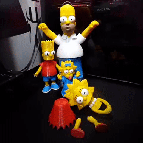 Lisa Simpson zusätzlicher Lossimpson Homer Bart maggie simpson Kunst Sammlung Spaß unglaublich 3D print model - Mito3D