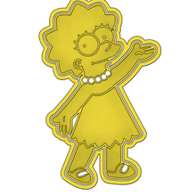 lisa simpson cutter cutters cake decorations cakes simpsons ornaments 3d print model - Mito3D