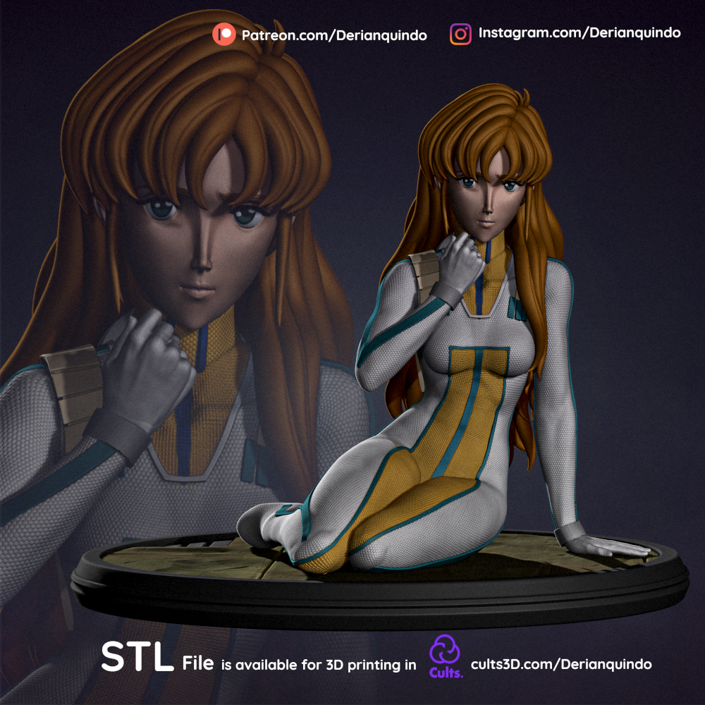 lisa spaziale uniforme robotech fan art arte infanzia collezione collettore 3dprinting anime oggetti digitalsculpt retrò fantasia cartone animato i fumetti giochi mecha 3D print model - Mito3D