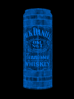 Litho Jack Daniels Fass Negativ Lampe Bar Nacht Licht 3d print model - Mito3D