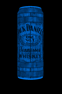 litografía Jack Daniel's barril positivo lámpara bar noche ligero decoración 3d print model - Mito3D
