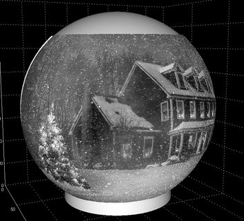 litografia sfera disney 3d print model - Mito3D