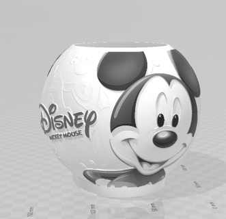 Litho Kugel Disney Litho Disney 3d print model - Mito3D