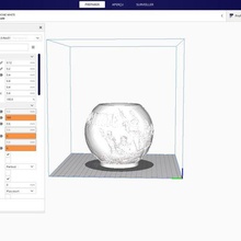 litho sphere fortnite + support night light 3d print model - Mito3D