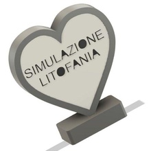 lithoheart gadget litophanes heart art lamp love 3d print model - Mito3D