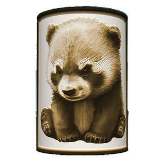 lithopane - forest babies red panda 6 3d print model - Mito3D