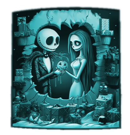 litofano pesadilla Navidad Jack salida hogar casa resina Sla ender decoración Arte fantasía ventana té ligero Skellington Víspera Santos 3D print model - Mito3D