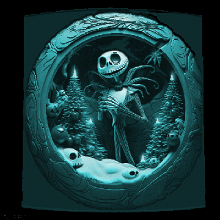 lithopane - nightmare christmas jack skellington 33 home resin sla ender decor art decoration fantasy window tea light xmas halloween 3d print model - Mito3D