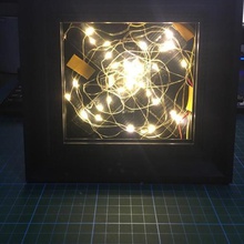 lithopane frame set lighted-up 115 125 3mm lithopanes home lightup picture art light 3d print model - Mito3D
