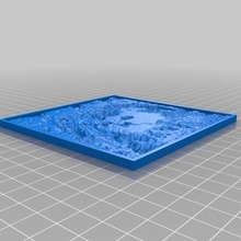litofano gatete arte personalizado 2d 3d print model - Mito3D