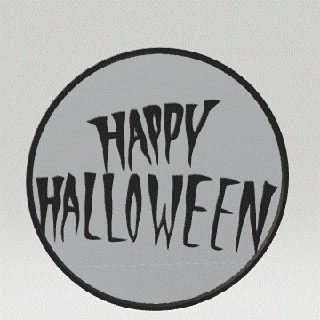 lithopane lamp - halloween 183 fdm ender resin spooky happyhalloween trickortreat halloweendecor witch ghost bat bookmark decor gift 3d print model - Mito3D