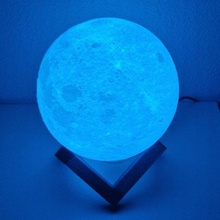 lithophane lampe lune 3d print model - Mito3D