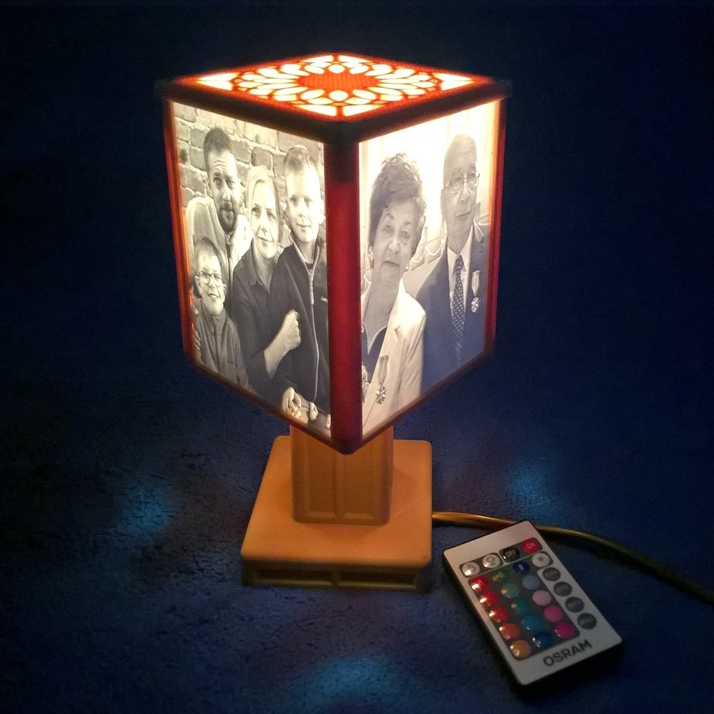 lithophane lamp light decor 3D print model - Mito3D
