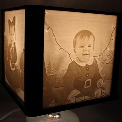 lithophane lampe structure 3D print model - Mito3D