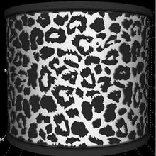 lithophane leopard print Lampe Schatten 120mm Durchmesser home 3d print model - Mito3D
