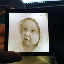 lithophane photo stand battery holder with 3d print model - Mito3D