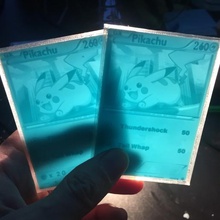 lithophane pikachu pokemon game card 3d print model - Mito3D