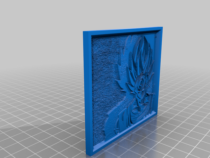 Lithophanie Goku Dragon Ball Dekoration Drachen Lithophan Kunst 3d print model - Mito3D