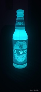 Lithophanie Lampe Guinness Bier Nacht Licht führt Flaschen 3d print model - Mito3D