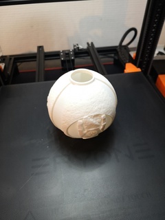lithophanie lamp sphere goku lithophany sangoku dragon ball z decoration 3d print model - Mito3D