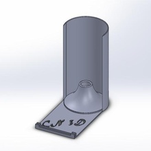 lithophanie lamp support art decoration 3d print model - Mito3D