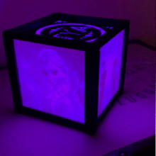 lithophanie luce di notte della lampada gadget notturna magnete la led 3d print model - Mito3D