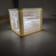 litofanía cámara foto caja deco base 3d print model - Mito3D