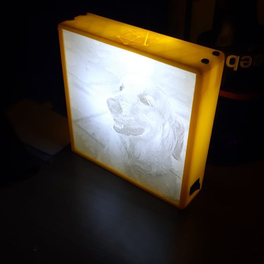 litofanía lámpara 3D print model - Mito3D