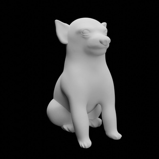 litlle köpek küçük hayvan kedi 3d print model - Mito3D
