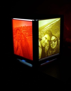 litofan lamp art deco toy 3d print model - Mito3D