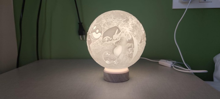 litofania pokemon go Litofanlar süper lambalar dekorasyon ender topçu Hediyeler senaryo fantezi Disney nemo Ejderha top abartılar parça 3d print model - Mito3D