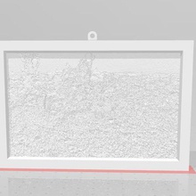 litophane Witwe Foto-Dekoration home Foto Dekoration 3d print model - Mito3D