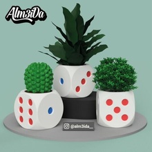 floreros apoya florero Arte decoración hogar casa planta maceta plantas friso vasos macetas juegos minimalista 3d print model - Mito3D