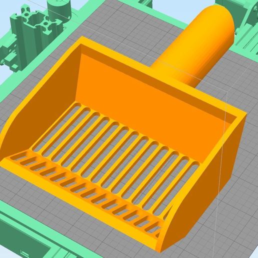la caja de arena pala casa 3D print model - Mito3D