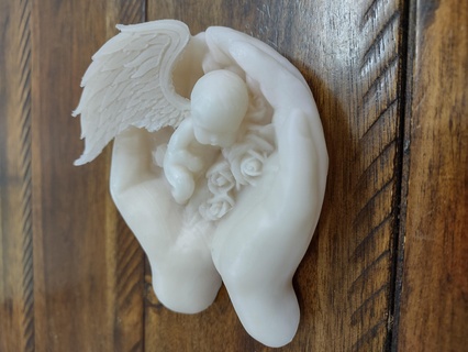 little angel baby hands miscarriage child 3d print model - Mito3D