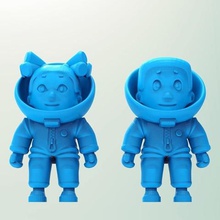 little astronaut game spaceman toy boy girl toys 3d print model - Mito3D